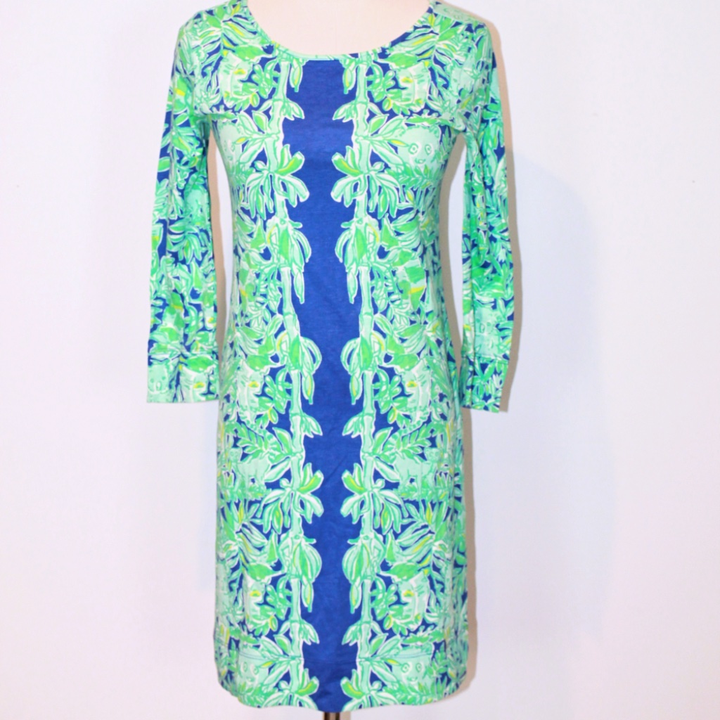 Lilly Pulitzer Marlowe Poolside Blue Dress Size (Xs)
